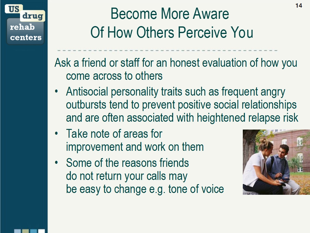 Relatiionships and Relapse Prevention Slide Image