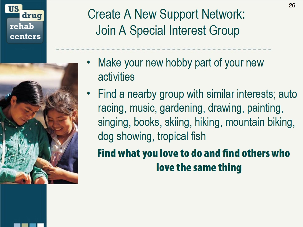 Relatiionships and Relapse Prevention Slide Image