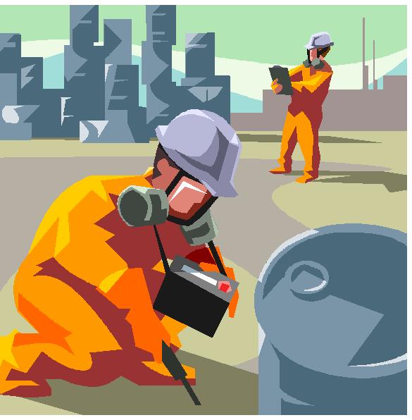 People Cleaning Up Toxins
